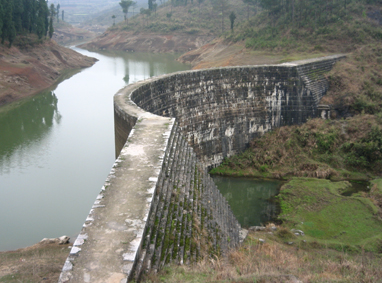 松桃水竹坪水库大坝